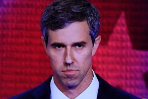 Former Texas Congressman Beto O'Rourke in the debate