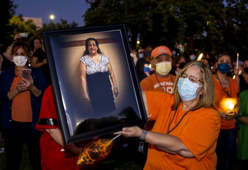 Colleagues, Family, And Friends Honor Fallen Hero, Nurse Sandra Oldfield