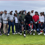 Participants in the Seattle Safari Golf tournament