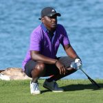 Eric Huruko scoping the 18th hole