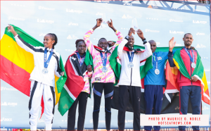 KENYANS DOMINATE THE LOS ANGELES MARATHON