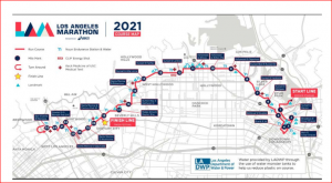 LA Marathon route 2022 | The McCourt Foundation.