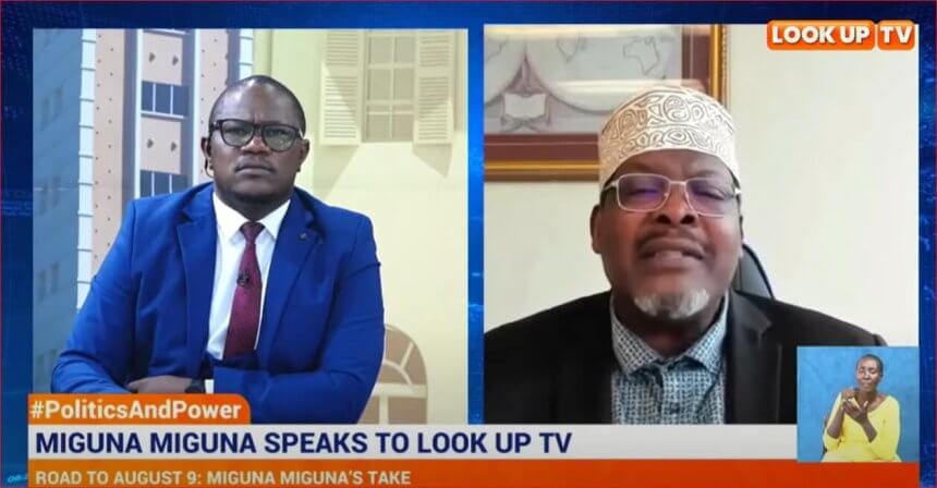 MIGUNA ENDORSES RUTO FOR PRESIDENT