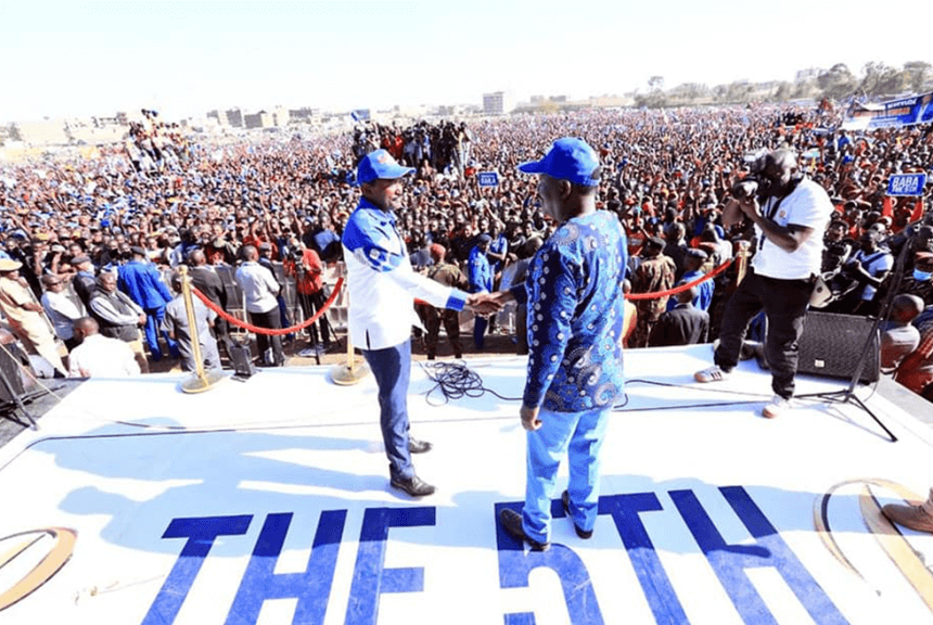 KALONZO DECLARES RAILA TOSHA