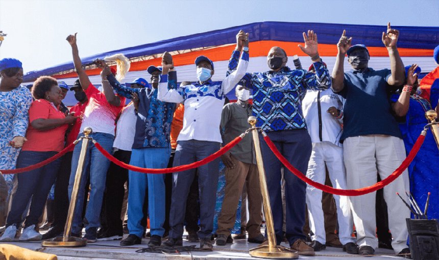 RAILA ODINGA FIRES-UP SUPPORTERS IN MEGA RALLY; APOLOGIZES FOR MA-DOA-DOA STATEMENT IN WAJIR, ATTACKS OPPONENT, AND BOOSTS HIS 10-POINT PLAN