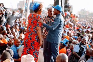 Ukambani Governors Charity Ngilu and Prof. Kivutha Kibwana welcome Kalonzo Musyoka back to Azimio La Umoja-One Kenya Coalition