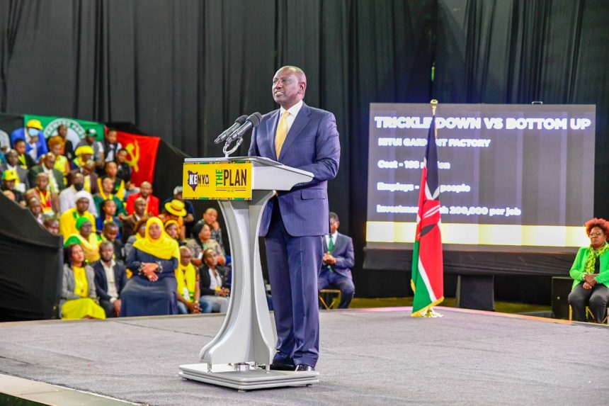 RUTO UNVEILS KENYA KWANZA MANIFESTO, PROMISES BILLIONS TO HUSTLERS