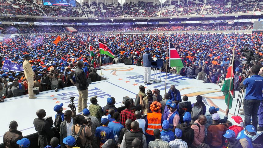 RAILA AND RUTO MAKE FINAL PITCH TO KENYANS VIA DUELING RALLIES IN NAIROBI