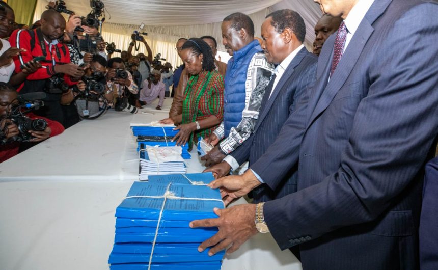 RAILA BRINGS A TRUCKLOAD OF EVIDENCE CHALLENGING RUTO’S ELECTION