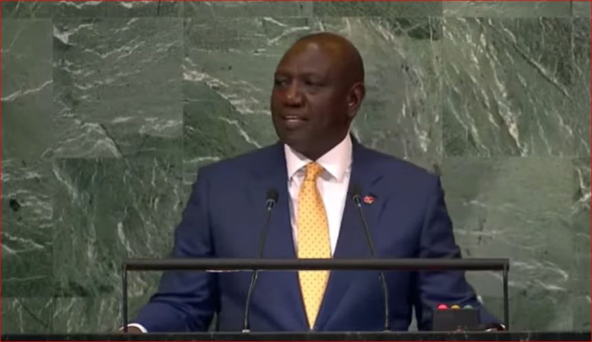 PRESIDENT RUTO ADDRESSES THE UNITED NATIONS