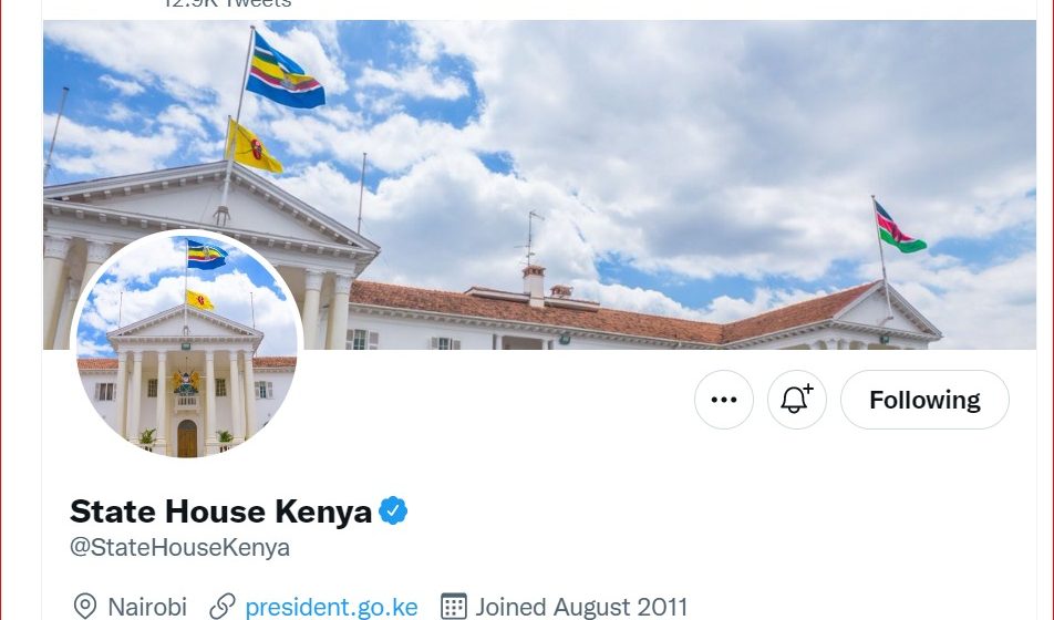 KENYAN FLAG REPLACED WITH EAC FLAG AT STATE HOUSE MAIN PORTICO