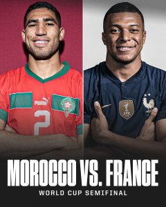 Morocco Vs France - FIFA Football World Cup 2022