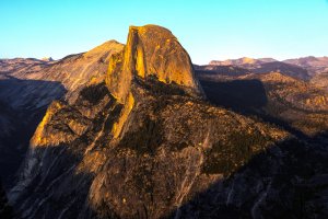 The view from Glacier Point. Sometimes the road is closed due to dangerous snow conditions. | Photo by Maurice O. Ndole