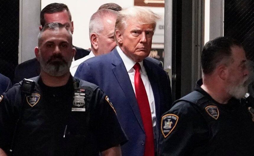 Defendant Donald Trump Arraigned in Manhattan Court, Charged With 34 Felony Counts of Falsifying Business Records