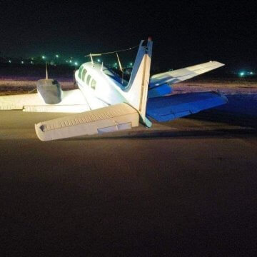 Trainee pilot crash-lands at Kisumu Airport at night