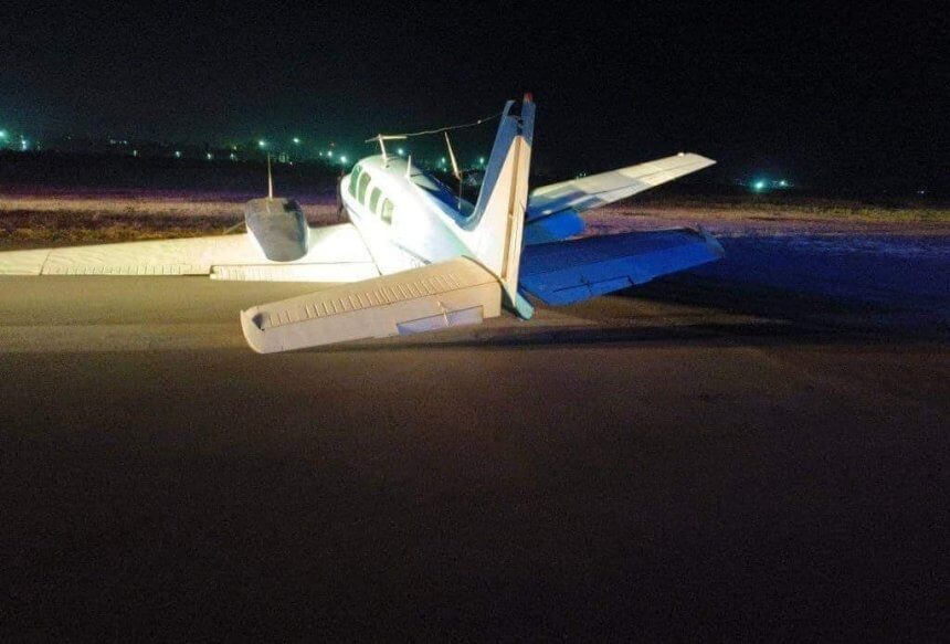 Trainee pilot crash-lands at Kisumu Airport at night