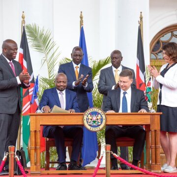 President Ruto defends CS Moses Kuria over his media slur, Kenya signs Trade Deal with the EU