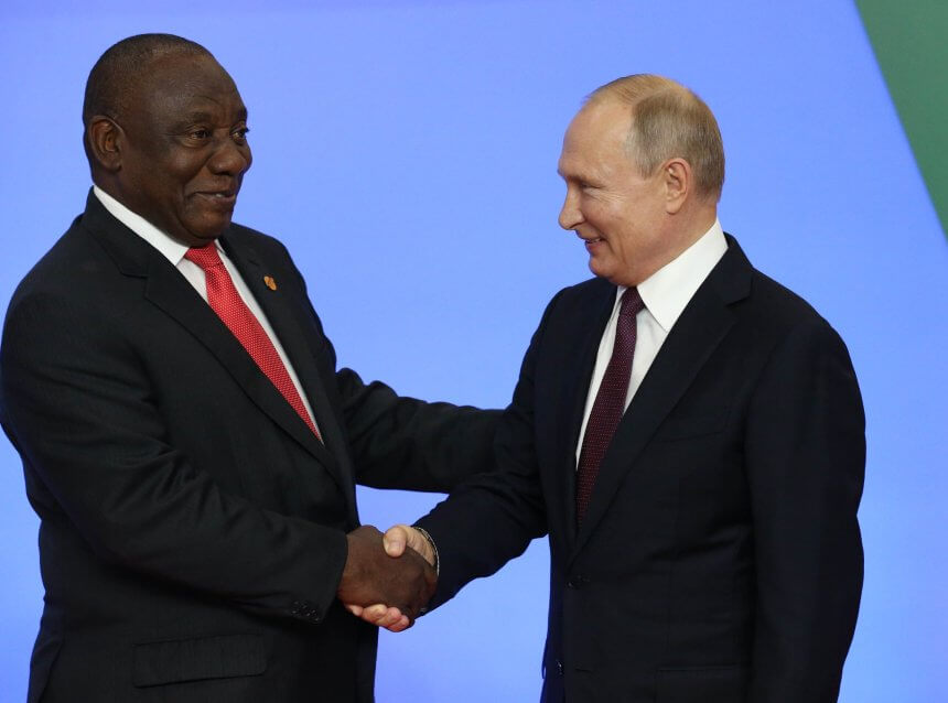 South Africa Mulls Changing Laws to Shield Putin for ICC Arrest