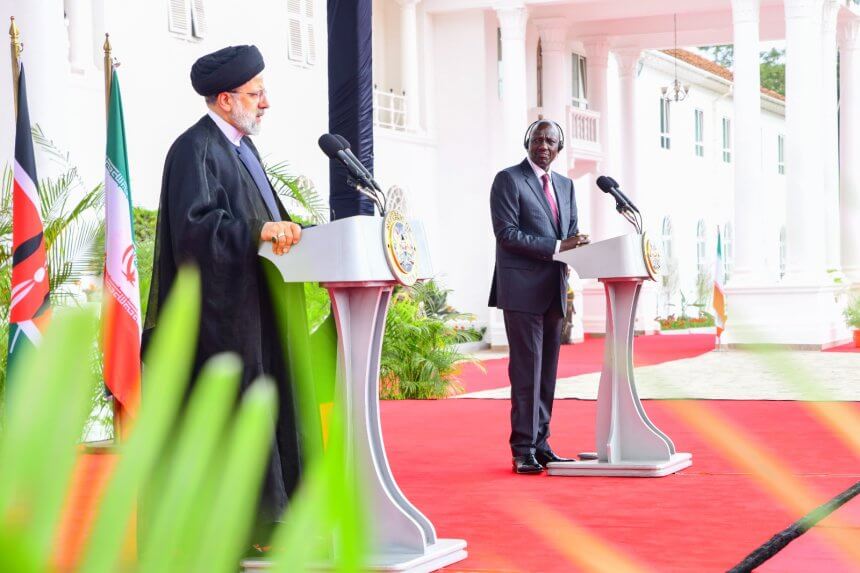 Iran’s President visits Kenya, High court declines to lift suspension of Finance act 2023
