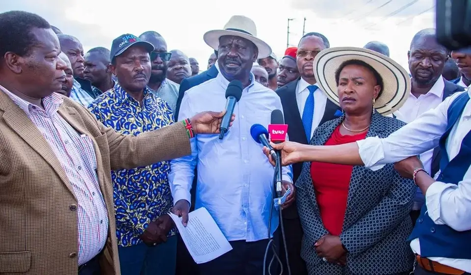 Raila Blocked From Entering Demolition Site in Mavoko; Parliament Extends Mandate of Dialogue Committee