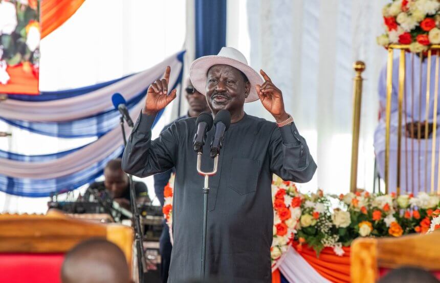 Raila Says Education in Crisis Under Ruto