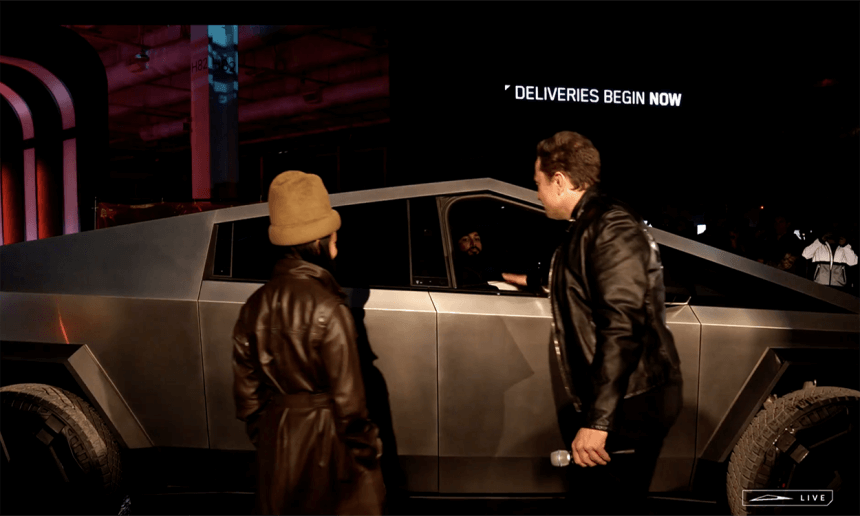 Tesla Starts Delivering Cybertrucks 4 years After Unveiling