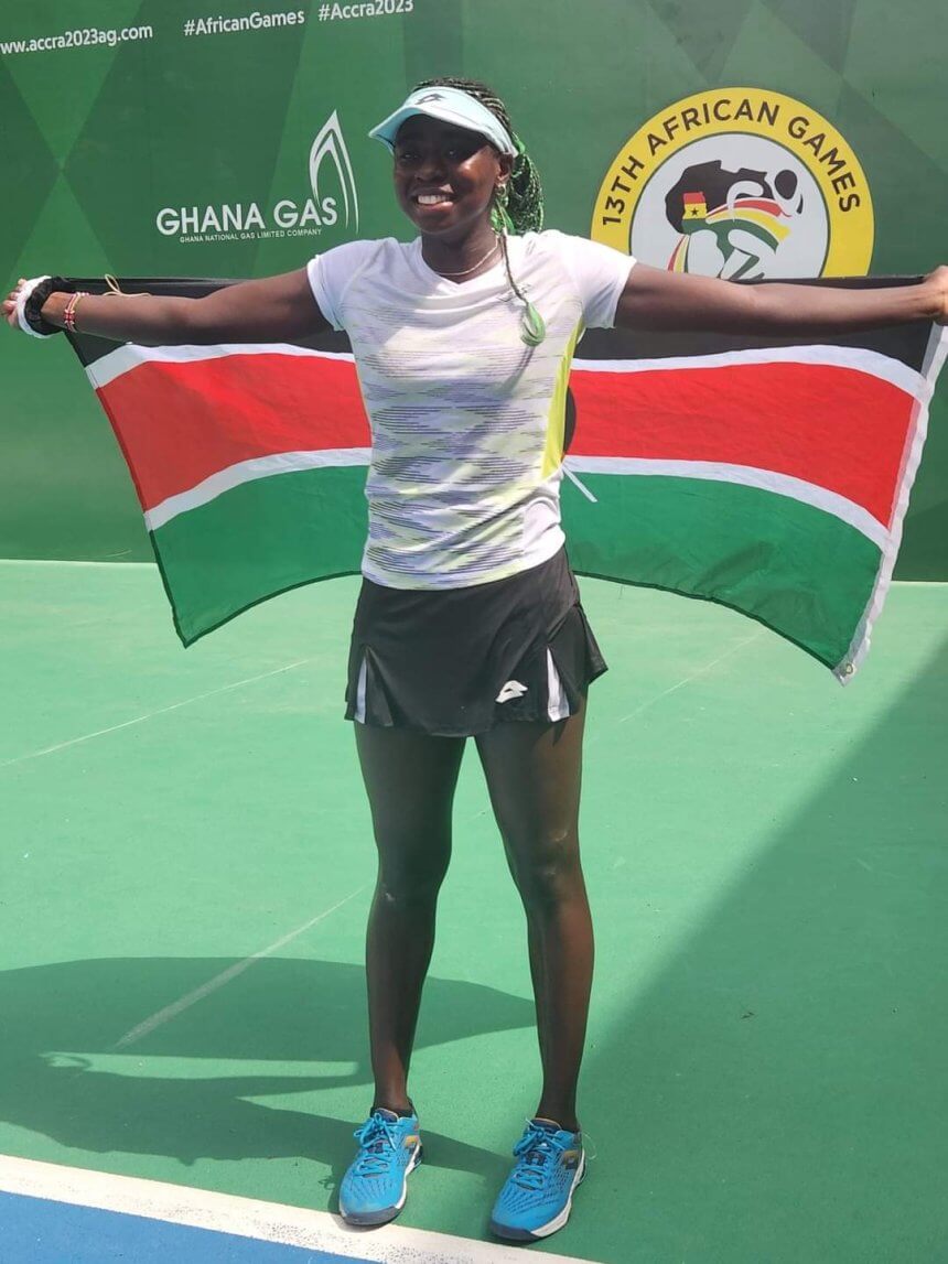 Okutoyi Bags First Ever Kenyan Tennis Gold at African Games