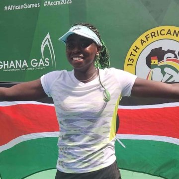 Okutoyi Bags First Ever Kenyan Tennis Gold at African Games