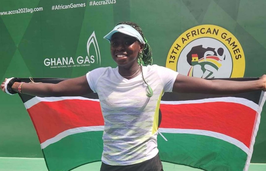 Okutoyi Bags First Ever Kenyan Tennis Gold at African Games