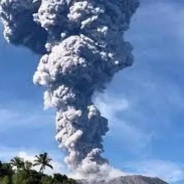 Indonesia’s Ibu Volcano Erupts