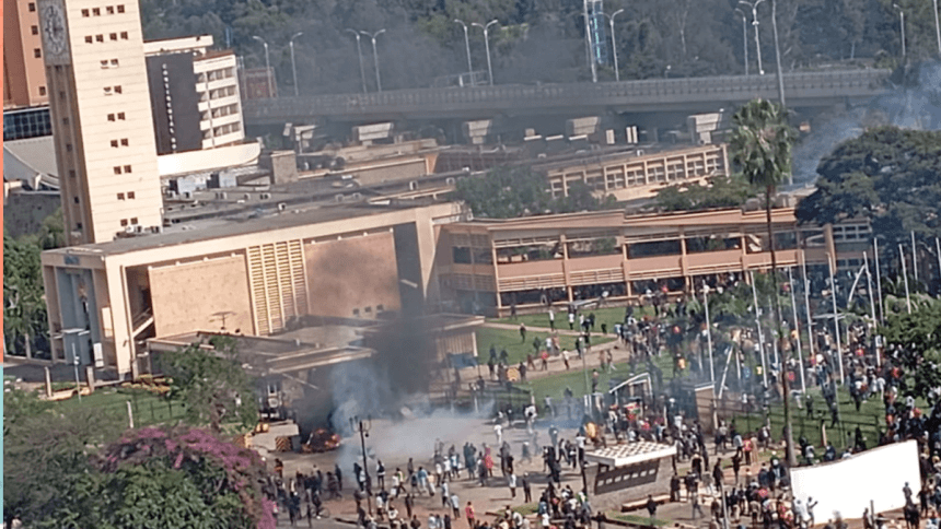 Dark Tuesday as Demonstrators Storm Parliament, Several Shot Dead
