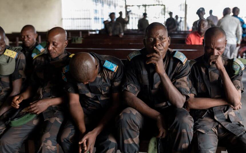 DRC Sentences 25 Soldiers to Death for Fleeing Rebels