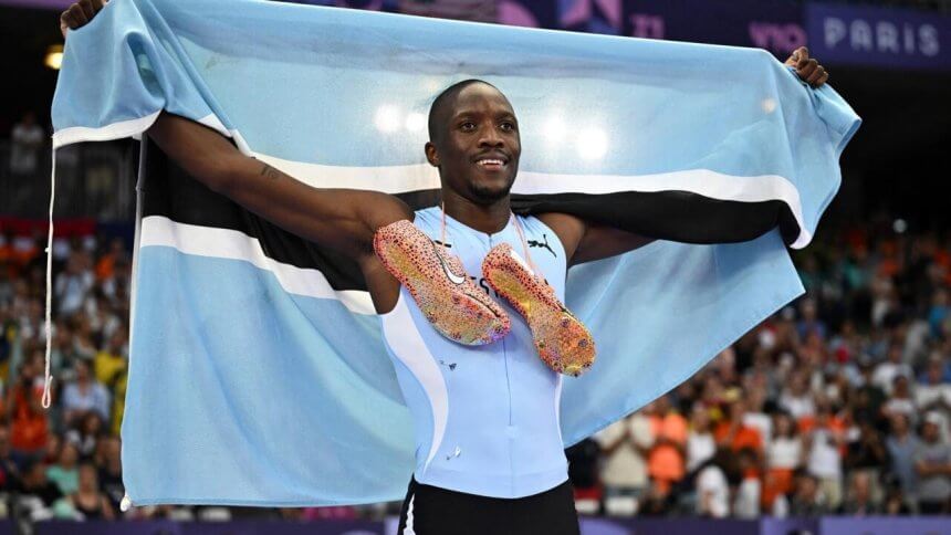 Tebogo Shatters Records, Becomes First African to Win Olympic 200m Gold