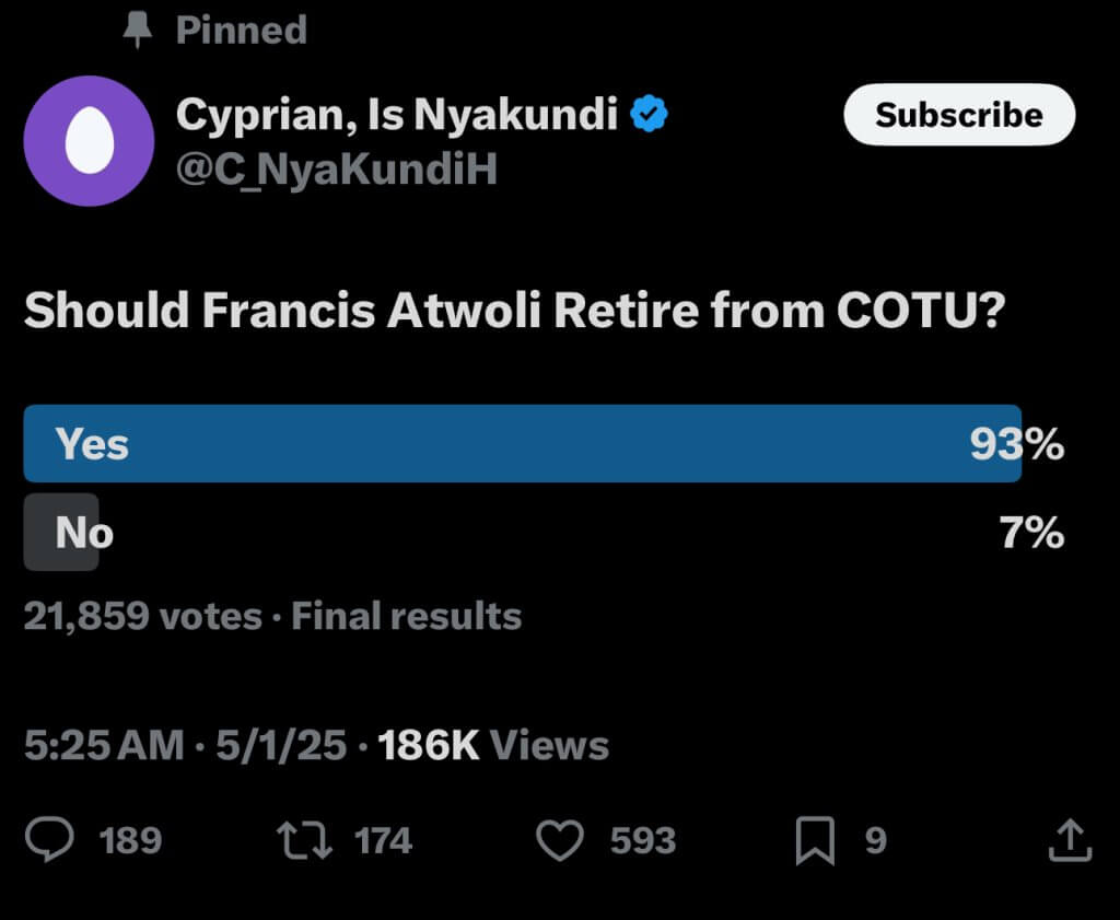 Poll: Should Francis Atwoli Retire from COTU?