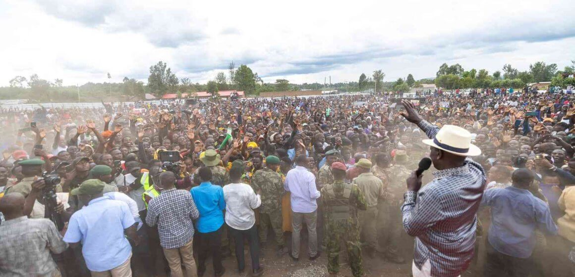 Flying Shoe Disrupts Ruto Rally
