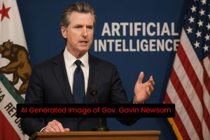 AI Generate Image of California Gov. Gavin Newsom