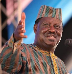 Former Prime Minister Raila Odinga