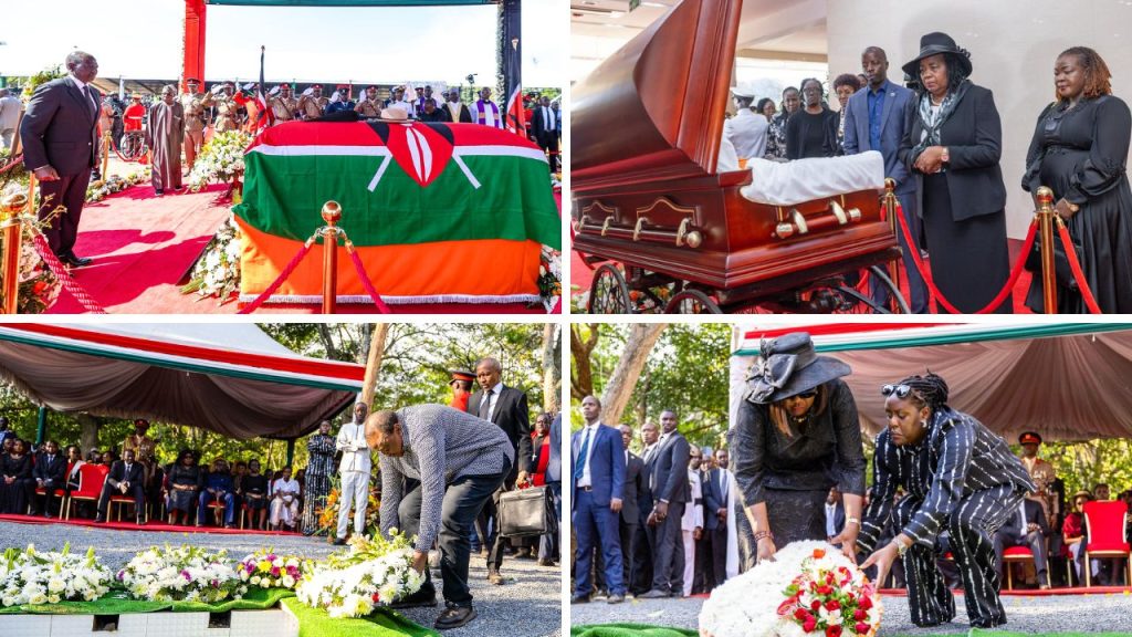 Raila Odinga's burial