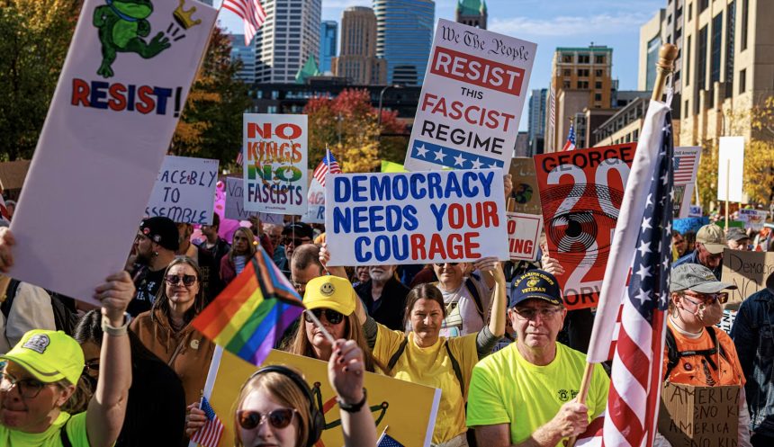 Millions Rally in “No Kings” Protests as Mehdi Hasan’s Viral Speech Steals the Spotlight