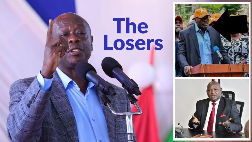 Former Deputy President Rigathi Gachagua, ODM’s Seth Kanga, and Nyeri Governor Mutahi Kahiga drew public backlash for their conduct during the week of Raila Odinga’s funeral, embodying the arrogance, insensitivity, and divisiveness Kenyans hoped to move beyond.