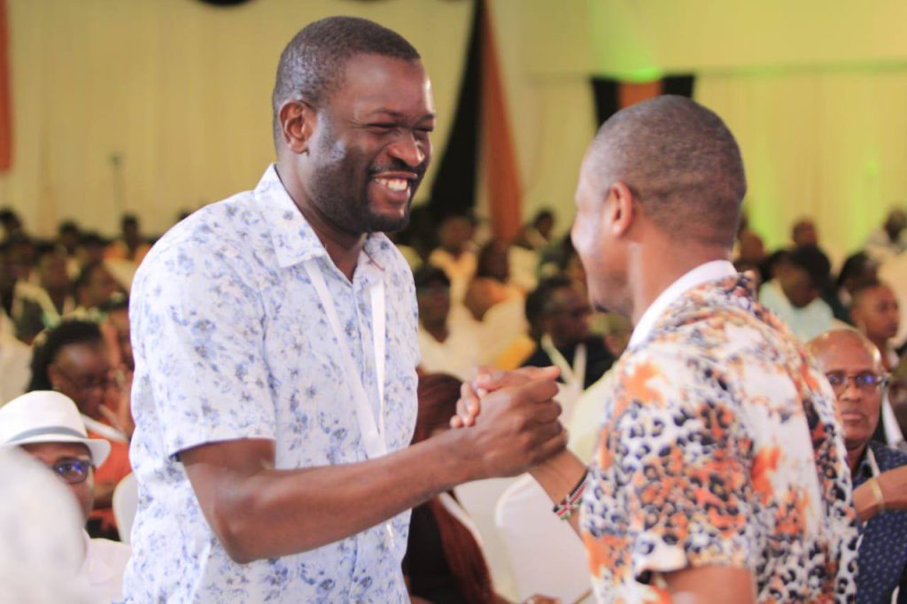Youthful leaders, Senator Edwin Sifuna and MP Babu Owino.