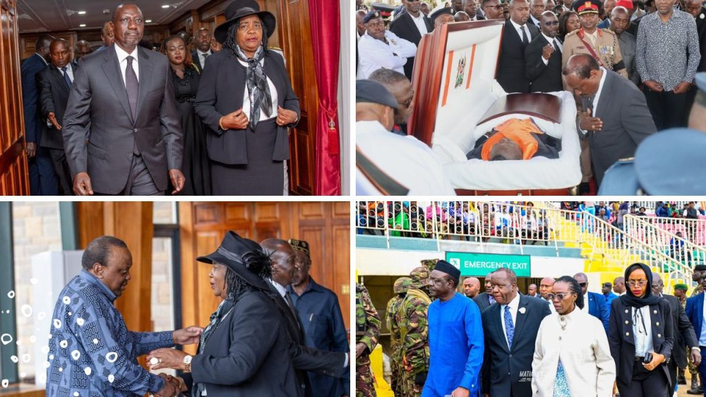 Standing with the Raila Odinga family in a moment of grief, Kenyan leaders from across the political divide paid their final respects to the late former Prime Minister.