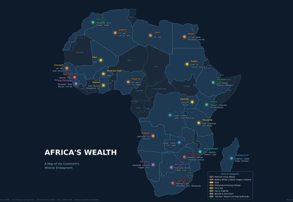 Africa’s Trillion-Dollar Mineral Map of Lost Wealth Africa’s Trillion-Dollar Mineral Map of Lost Wealth