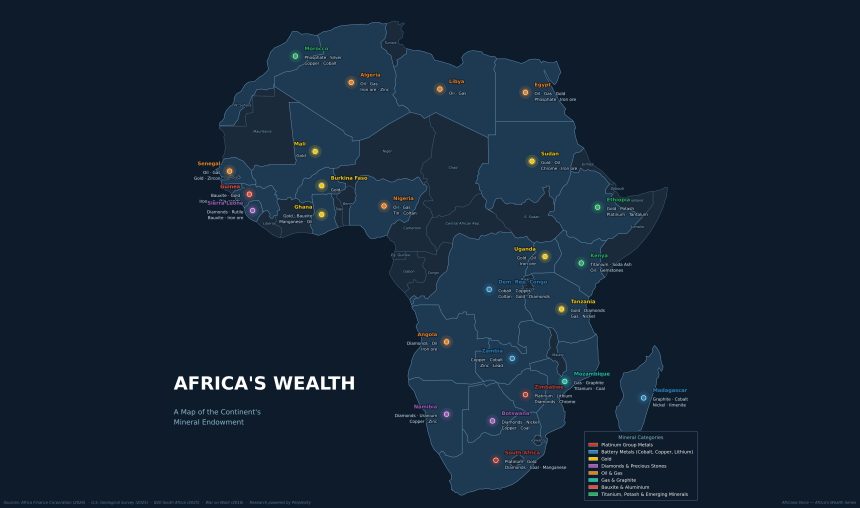 Africa’s Trillion-Dollar Mineral Map of Lost Wealth