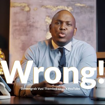 Vusi Thembekwayo Is Wrong Vusi Thembekwayo Is Wrong
