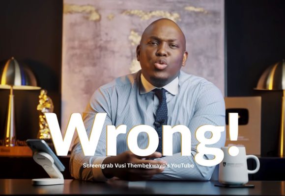 Vusi Thembekwayo Is Wrong Vusi Thembekwayo Is Wrong